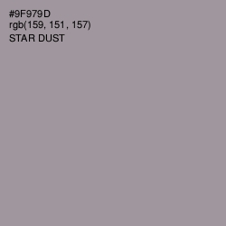 #9F979D - Star Dust Color Image